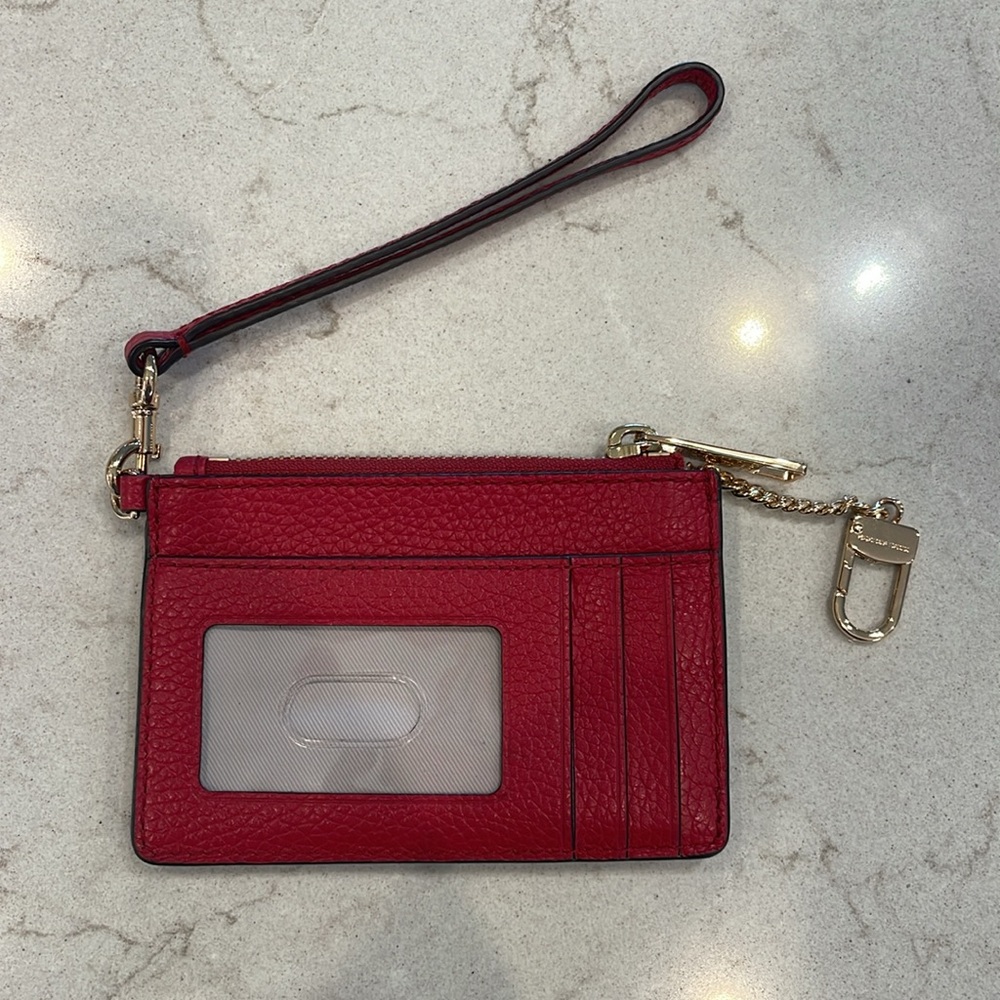 Marc Jacobs Red Leather Wristlet